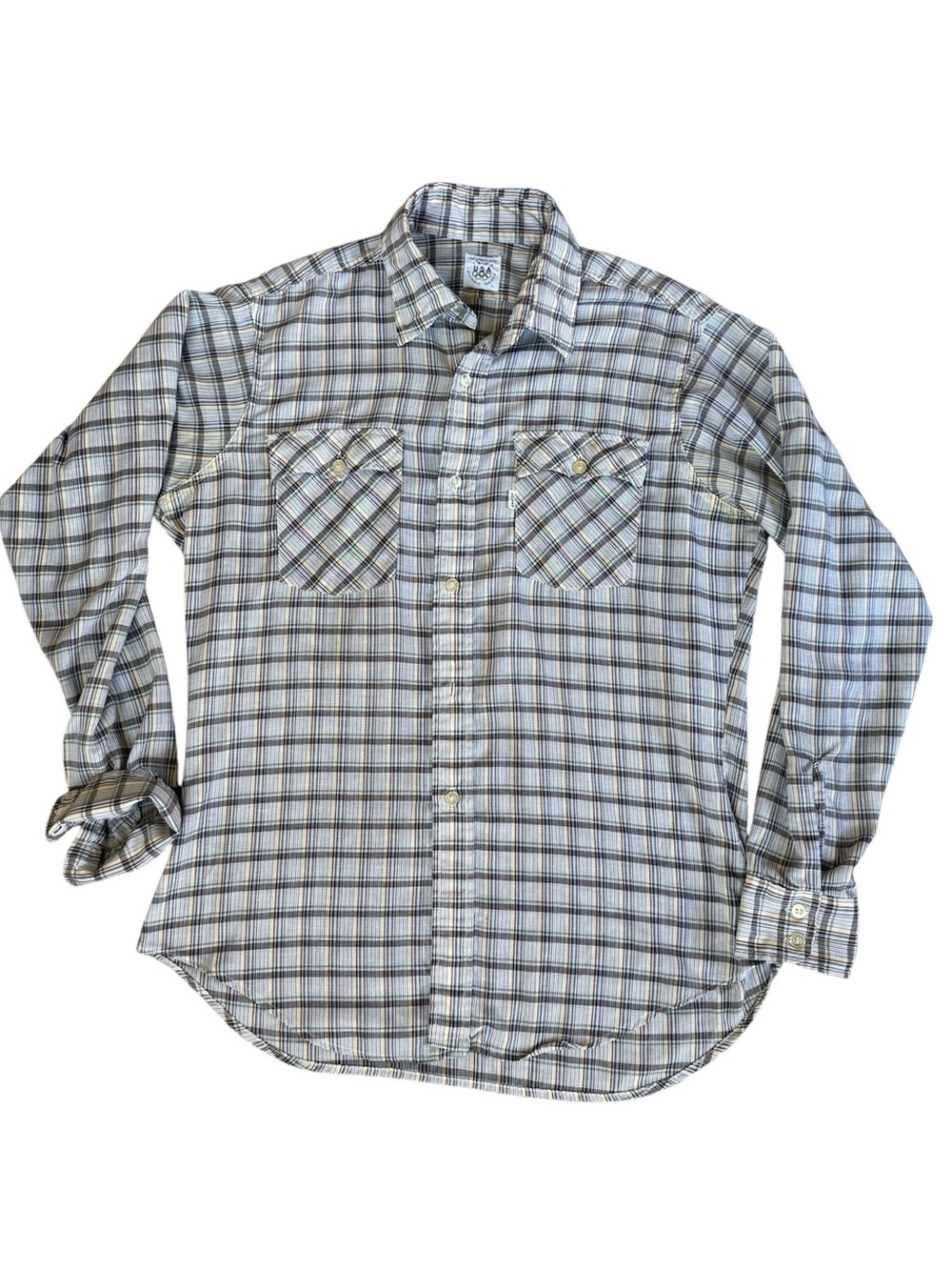 Vintage 80s Levi's Plaid Button-Up Shirt